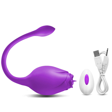 Wireless Rose Vibrator for Women / Female Clitoral Stimulator with Remote Control / Adults Sex Toys - EVE's SECRETS